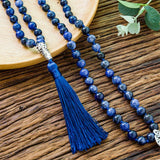 Collier Mala Lapis-Lazuli